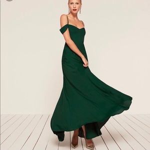 Reformation Poppy Emerald Green Maxi Dress✨